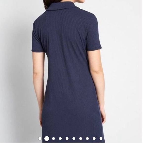 ModCloth Navy Polo match pick shift dress - Picture 2 of 6